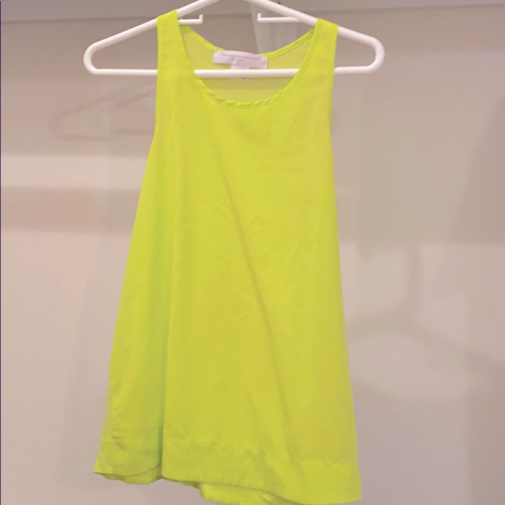 Ultra trendy neon tank top - never worn!